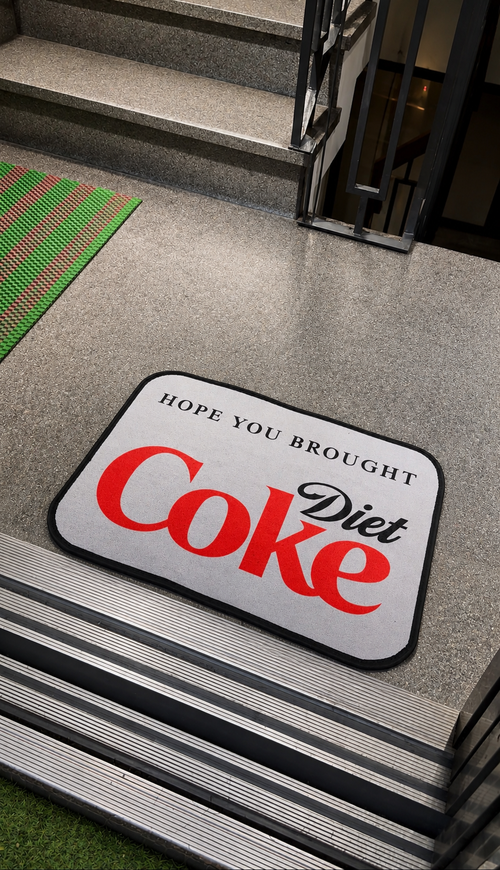 Diet coke Floor Mat