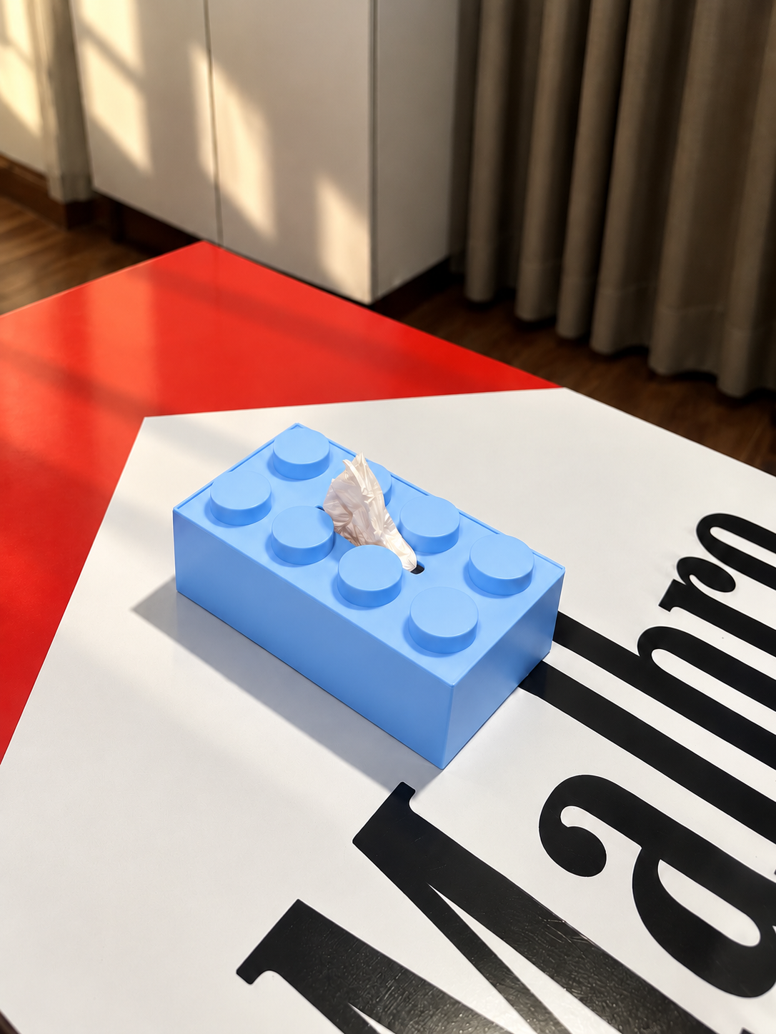 Lego tissue pod