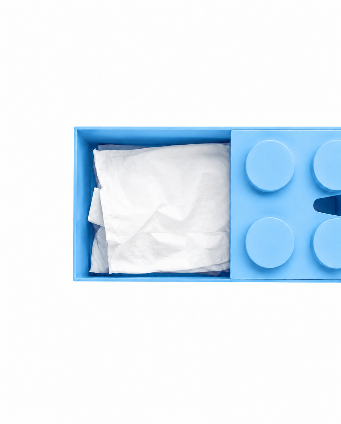 Lego tissue pod