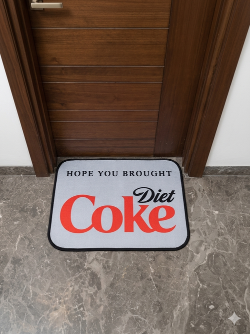 Diet coke Floor Mat