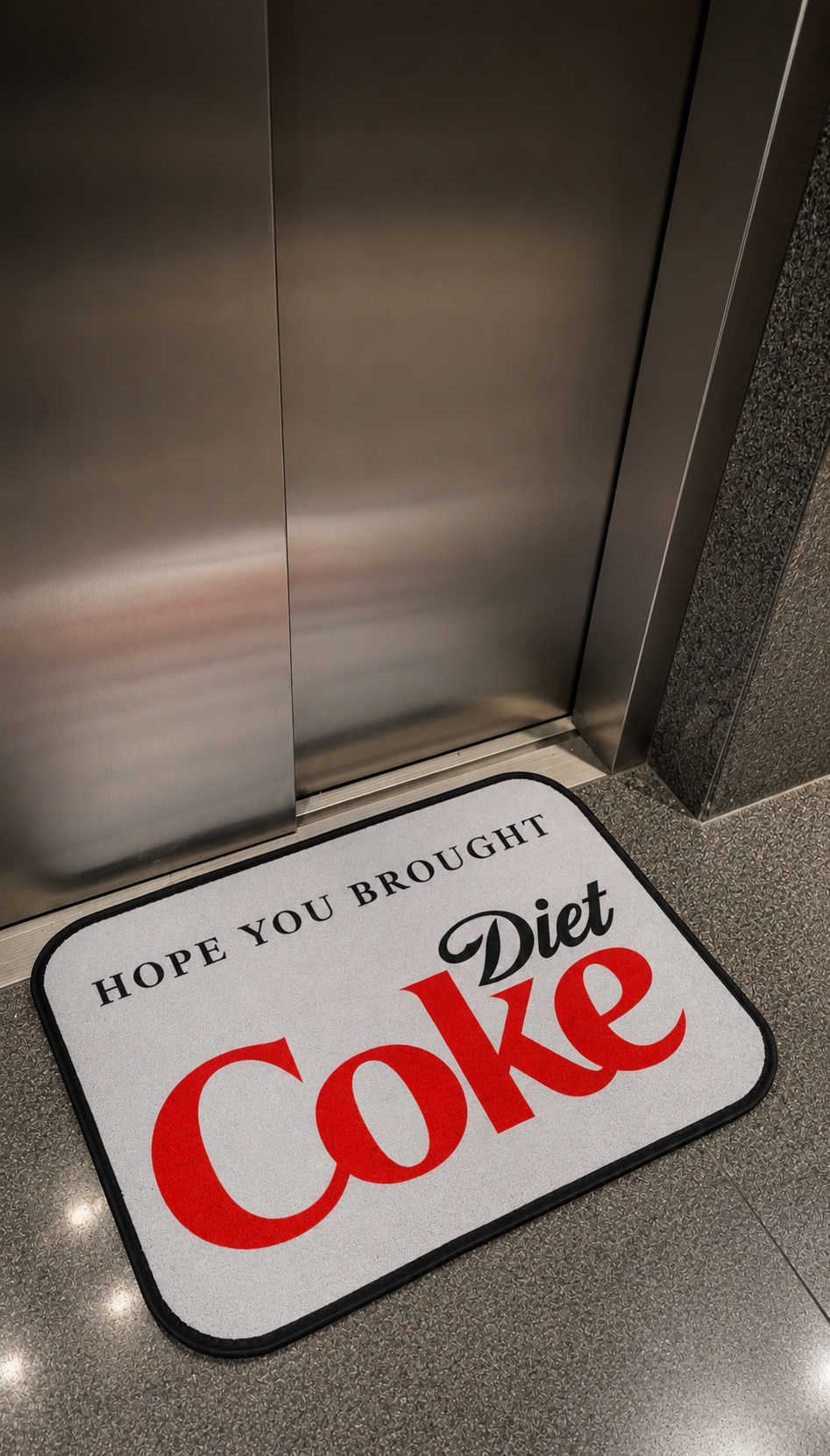 Diet coke Floor Mat