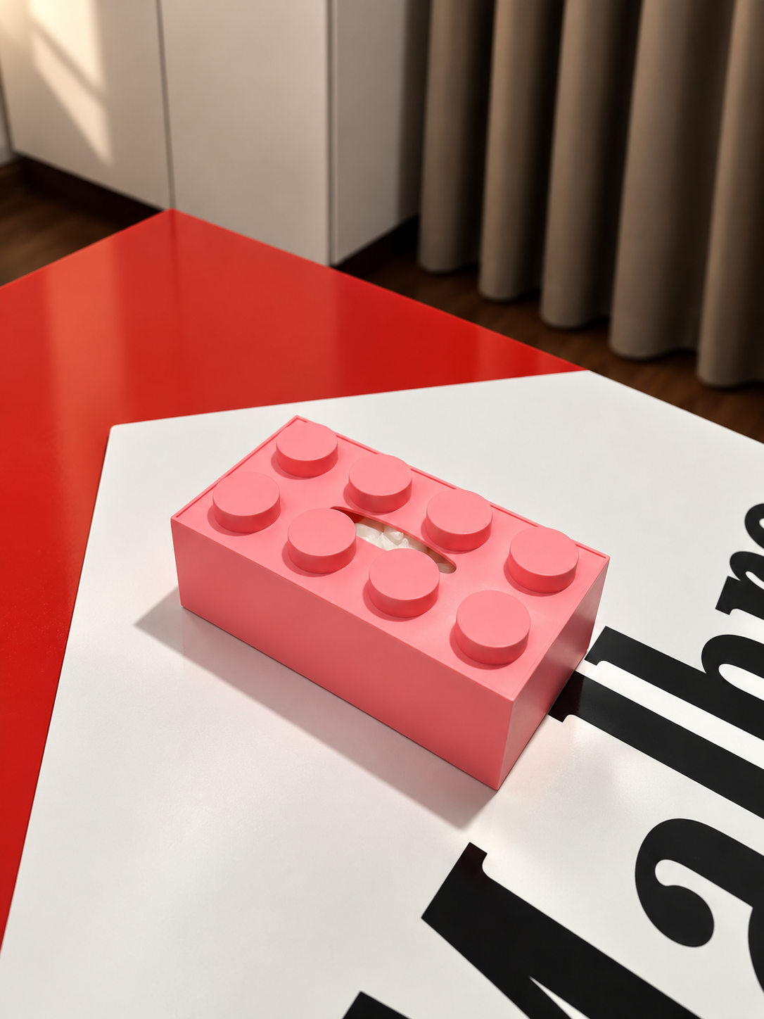 Lego tissue pod