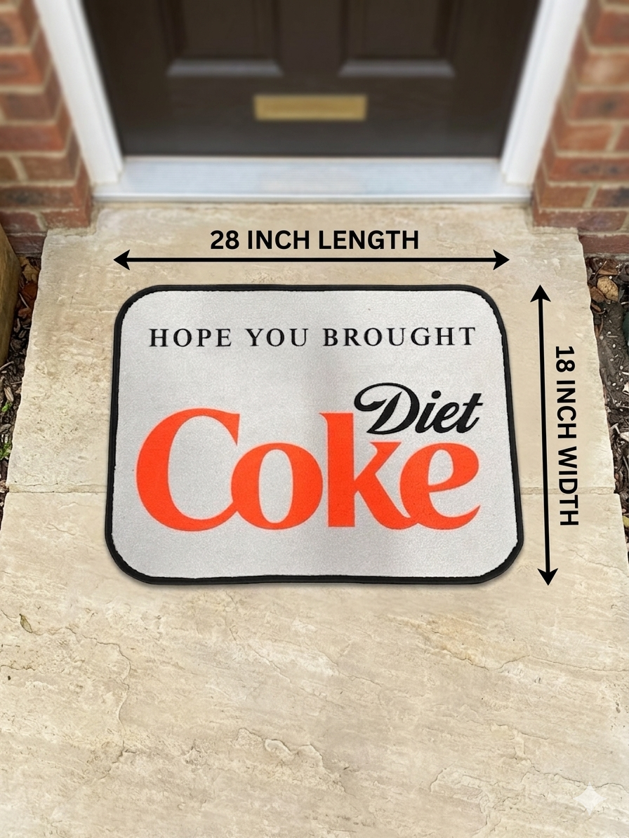 Diet coke Floor Mat