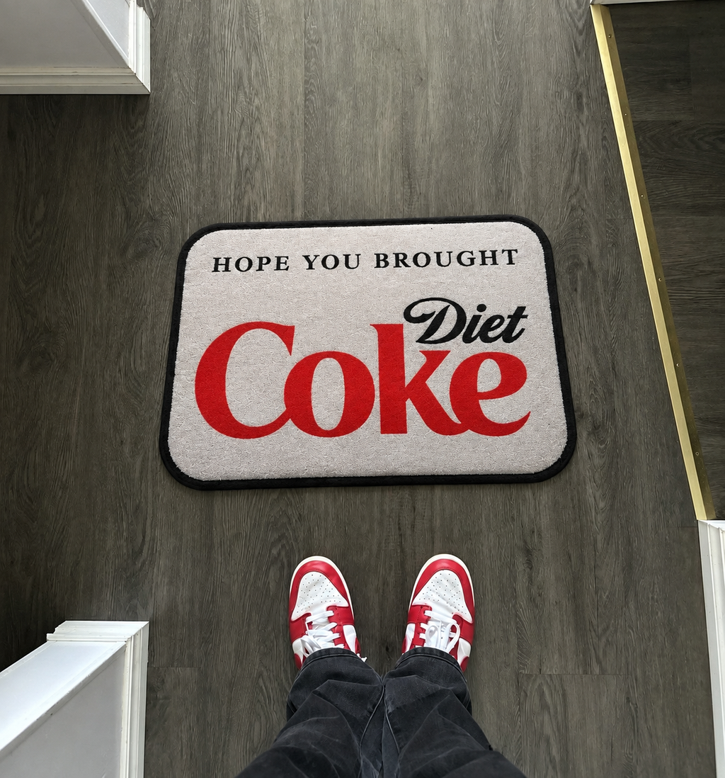 Diet coke Floor Mat