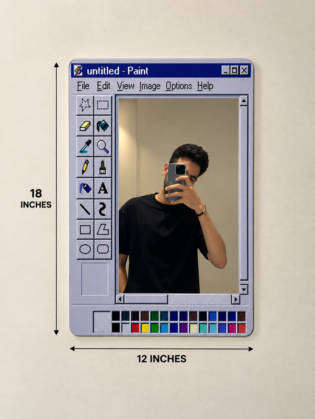 Ms paint Mirror