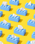 Lego tissue pod